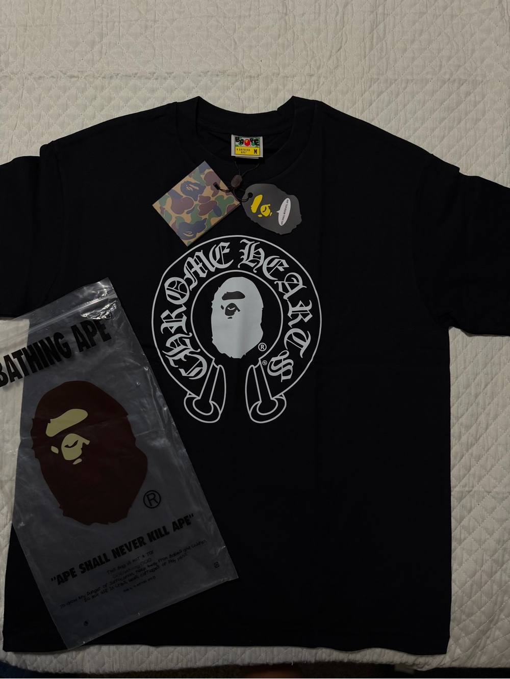 A Bathing Ape X Chrome Hearts Tee